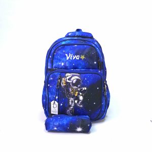 کوله فضانورد آبی نمای جلو